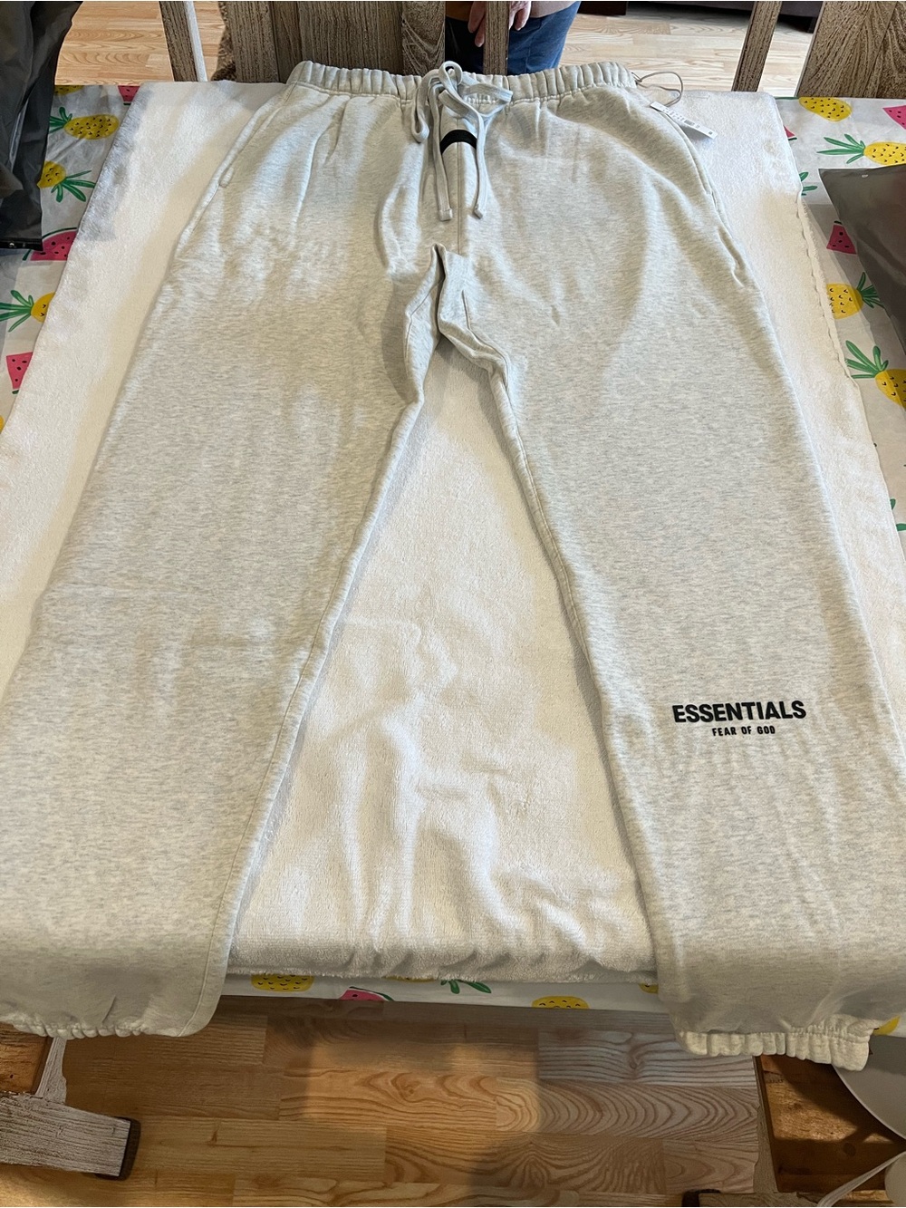 Fear of God Essentials Light Heather Gray Sweatpants